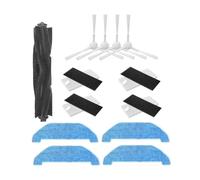 Compatible For Neabot NoMo Q11. Vacuum Cleaner.Vacuum Cleaner Accessories. Clean The Accessories. RS0030W. Roll Brush/dust Bag/mop Cloth/filter Replacement. (Size : Set B)