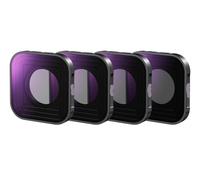 Compatible for NEEWER, CPL ND Filter for GoPro Hero 13 12 11 10 9, HD Multicoated Slim Neutral Density Circular Polarizer Action Camera Filter(4 Pack ND Filter Set)