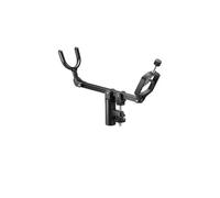 Compatible For NEEWER Mic Boom Pole Support Holder for Light Stand Boom Arm C Stand Metal Nonslip DSLR Video Microphone Shotgun Mount Adapter
