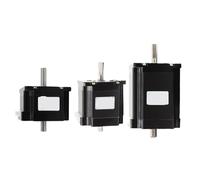 Compatible for NEMA 23 Stepper motor double shaft 23HS4128-SZ 23HS5628-SZ 2.8A 126N.cm dual shaft D=8mm 57x56mm Nema23 stepping motor For CNC(23HS4128-SZ)