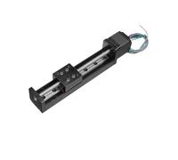 Compatible For Nema, T-type Slide Stage Linear Rail Stage 50-300mm Stroke Slide Table With Nema11 28mm Stepper Motor for XYZ Axis CNC 3D Printer(Stroke 100mm,4mm Pitch)