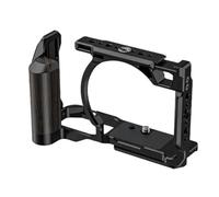 Compatible for Nikon ZR Camera Cage | Built-in cold shoe mount and NATO rail for professional video shooting setup