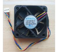 Compatible for NONOISE G5015M12D1 + 6 12V 0.200A 5015 4-Wire car audio cooling fan