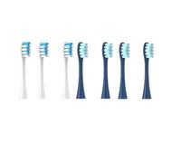 Compatible for Oclean - 7pcs Replacement Brush Heads, Fit Flow/X/X PRO/Z1/F1/One/Air 2/SE, Soft Dupont Bristle, Vacuum Packaging(3blue 4dark Blue)