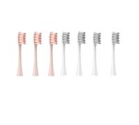 Compatible for Oclean - 7pcs Replacement Brush Heads, Fit Flow/X/X PRO/Z1/F1/One/Air 2/SE, Soft Dupont Bristle, Vacuum Packaging(3pink 4grey)