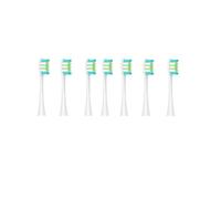 Compatible for Oclean 7pcs Replacement Heads Brush Flow/X/X PRO/ Z1/ F1/ One/Air 2 /SE Soft Sonic Toothbrush Vacuum Bristle(Silver)