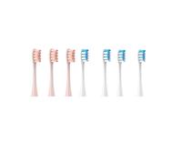 Compatible for Oclean 7pcs Replacement Heads Brush Flow/X/X PRO/ Z1/ F1/ One/Air 2 /SE Soft Sonic Toothbrush Vacuum Bristle(Black)