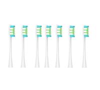 Compatible for Oclean 7pcs Replacement Heads Brush Flow/X/X PRO/ Z1/ F1/ One/Toothbrush Vacuum Bristle(Silver)