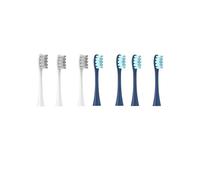 Compatible for Oclean 7pcs Replacement Heads Brush Heads Flow/X/X PRO/ Z1/ F1/ One/Air 2 /SE Soft Sonic Toothbrush Vacuum Bristle(Grey)