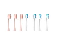 Compatible for Oclean Flow/X/X PRO/ Z1/ F1/ One/Air 2 /SE Brush Heads Soft Sonic Toothbrush Vacuum Bristle 7pcs Replacement(3Pink 4Blue)