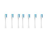 Compatible for Oclean Flow/X/X PRO/ Z1/ F1/ One/Air 2 /SE Brush Heads Soft Sonic Toothbrush Vacuum Bristle 7pcs Replacement(7pcs Blue)
