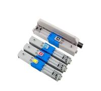 Compatible For OKI, 4Pcs 5K High Yield Toner Cartridge For C530 C510 MC561 C531 C511 MC562 C511dn MC562dnw MC562dn C531dn