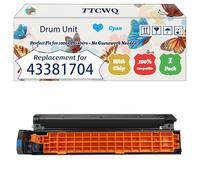 Compatible for Okidata OKI 43381704 43381703 43381702 43381701 Drum Unit Work for Okidata OKI C5600dn C5600n C5700dn C5700n Printers (1 Pack Cyan)
