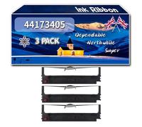 Compatible for Okidata OKI 44173405 Ink Ribbon, Work for Okidata OKI MicroLine 5720 5790 ECO Printers, Ink Ribbon ML-5720 ML-5790 (3 Pack Black)