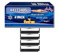 Compatible for Okidata OKI 44173405 Ink Ribbon, Work for Okidata OKI MicroLine 5720 5790 ECO Printers, Ink Ribbon ML-5720 ML-5790 (4 Pack Black)