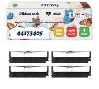 Compatible for Okidata OKI 44173405 Ribbon rack Work for Okidata OKI ML-5720 ML-5790 MicroLine 5720 5790 ECO Printers, with Chip, High Yield 5000 Pages, High-Definition Printing (4 Pack Black)
