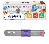 Compatible for Okidata OKI 44469723 Toner Cartridge Work for Okidata OKI C511 C531DN MC562DN C511DN MC561 Printers, with Chip, High Yield 7000 Pages, High-Definition Printing (1 Pack Magenta)