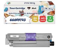 Compatible for Okidata OKI 44469723 Toner Cartridge Work for Okidata OKI C511 C531DN MC562DN C511DN MC561 Printers, with Chip, High Yield 7000 Pages, High-Definition Printing (1 Pack Black)