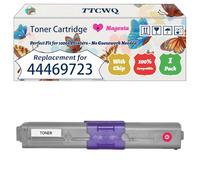 Compatible for Okidata OKI 44469723 Toner Cartridge Work for Okidata OKI C511 C531DN MC562DN C511DN MC561 Printers, with Chip, High Yield 7000 Pages, High-Definition Printing (1 Pack Magenta)