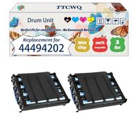 Compatible for Okidata OKI 44494202 Drum Unit Work for Okidata OKI C310dn C510dn MC361DN C310n C530 MC352dn Printers (2 Set)