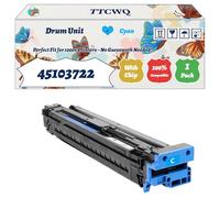 Compatible for Okidata OKI 45103722 Drum Unit Work for Okidata OKI 45103721 45103720 45103719 Pro9431DMe Pro9431dn Pro9541 Pro9541dn Printers (1 Pack Cyan)
