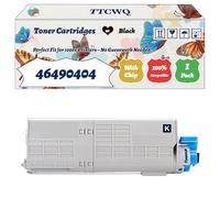 Compatible for Okidata OKI 46490404 Toner Cartridges Work for Okidata OKI C532dn C542dn MC563dn MC563dnwO Printers (1 Pack Black)