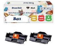 Compatible for Okidata OKI B411 Drum Unit Work for Okidata OKI B411 B412 B431 B432 B512 MB461 MB471 MB472 MB491 MB492 Printers (2-Pack Black)