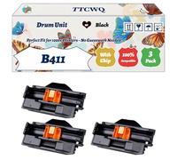 Compatible for Okidata OKI B411 Drum Unit Work for Okidata OKI B411 B412 B431 B432 B512 MB461 MB471 MB472 MB491 MB492 Printers (3 Pack Black)