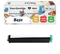 Compatible for Okidata OKI B430 Toner Cartridge Work for Okidata OKI B410 B430 B440 MB460 MB470 MB480 Printers, with Chip, High Yield 3500 Pages, High-Definition Printing (1 Pack Black)