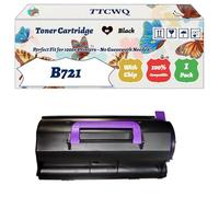 Compatible for Okidata OKI B721 Toner Cartridge Work for Okidata OKI B721 B731 MB760 MB770 Printers, with Chip, High Yield 18000 Pages, High-Definition Printing (1 Pack Black)