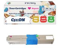 Compatible for Okidata OKI C511DN Toner Cartridges Work for Okidata OKI C511DN C531 C531dn MC562 MC562dn MC562dnw Printers (1 Pack Magenta)