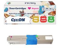 Compatible for okidata OKI C511DN Toner Cartridges Work for okidata OKI C511dn C531dn MC562 MC562dnw MC562w Printers, with Chip, High Yield 8000 Pages, High-Definition Printing (1 Pack Magenta)