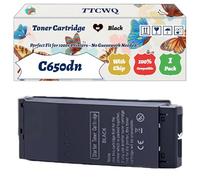 Compatible for Okidata OKI C650dn Toner Cartridge Work for Okidata OKI C650DN Printers, with Chip, High Yield 7000 Pages, High-Definition Printing (1 Pack Black)