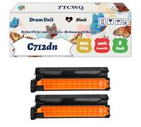 Compatible for Okidata OKI C712dn Drum Unit Work for Okidata OKI C712N C712DN Printers, with Chip, High Yield 30000 Pages, High-Definition Printing (2 Pack Black)
