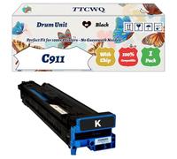 Compatible for Okidata OKI C911 Drum Unit Work for Okidata OKI C911dn C931dn C941dn Printers, with Chip, High Yield 50000 Pages, High-Definition Printing (1 Pack Black)
