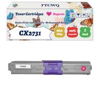 Compatible for Okidata OKI CX2731 Toner Cartridges Work for Okidata OKI CX2731MFP Printers, with Chip, High Yield 5000 Pages, High-Definition Printing (1 Pack Magenta)