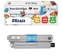 Compatible for Okidata OKI ES3452 Toner Cartridges Work for Okidata OKI ES3452 MFP ES5431dn ES5462dnw MFP ES543 Printers (1 Pack Black)