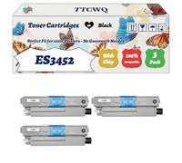 Compatible for Okidata OKI ES3452 Toner Cartridges Work for Okidata OKI ES3452 MFP ES5431dn ES5462dnw MFP ES543 Printers (3 Pack Black)