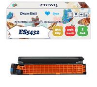 Compatible for Okidata OKI ES5432 Drum Unit Work for Okidata OKI ES5432 ES5463 ES5442 ES5473 Printers, with Chip, High Yield 30000 Pages, High-Definition Printing (1 Pack Cyan)