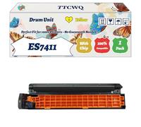 Compatible for Okidata OKI ES7411 Drum Unit Work for Okidata OKI ES7411dn Printers, with Chip, High Yield 20000 Pages, High-Definition Printing (1 Pack Yellow)