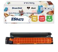 Compatible for Okidata OKI ES8473 Drum Unit Work for Okidata OKI ES8453 ES8473 Printers, with Chip, High Yield 30000 Pages, High-Definition Printing (1 Pack Black)