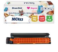 Compatible for Okidata OKI MC853 Drum Unit Work for Okidata OKI MC853dn MC853 MC853dnct MC853dnv MC873 MC873dn Printers, with Chip, High Yield 30000 Pages, High-Definition Printing (1 Pack Magenta)