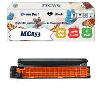 Compatible for Okidata OKI MC853 Drum Unit Work for Okidata OKI MC873dnct MC873dnv MC883dntc MC883dnc MC883dn Printers, with Chip, High Yield 30000 Pages, High-Definition Printing (1 Pack Black)