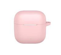 Compatible for Oppo Enco Air Headphone Case, Liquid Silicone Protective Cover, Light and Thin, Anti-Fall, Comfortable Feel (Pink)