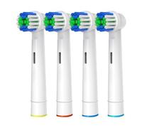 Compatible for Oral B, Electric Toothbrush Replacement Brush Heads, Professional Toothbrush Head Refills for Pro and D Series(White-4 Pcs)