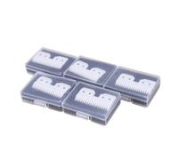 Compatible for Oster， A5 Series 5Pcs Replaceable Ceramic 18 Teeth Pet Ceramic Clipper Cutting Blade ，