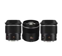 Compatible for Panasonic M43 Camera 17mm 25mm 42.5mm F1.7 Auto Focus Prime Lens Set(25mm F1.7)