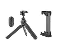 Compatible for PGYTECH, MANTISPOD 2.0 Bluetooth Mini Camera Vlogging Tripod, 6 Modes Small Travel Flexible DSLR Pocket Stand With Remote Control(Kit With Holder)