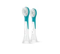 Compatible for Philips, Electric Toothbrush Head Kids Mini Tooth Brush Replacement Brush Head 2 Pcs Compatible with HX63X2 Model(HX6032 for 4yr Kids)