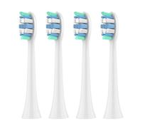 Compatible for Philips Electric Toothbrush Replacement Brush Heads, Compatible for Sonicare 2100 4100 5100 5300 6100 6500 7500(White-4 Pcs)